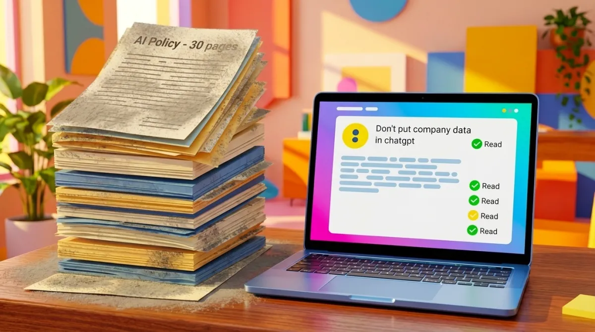 Writing an AI Policy Your Team Will Actually Follow